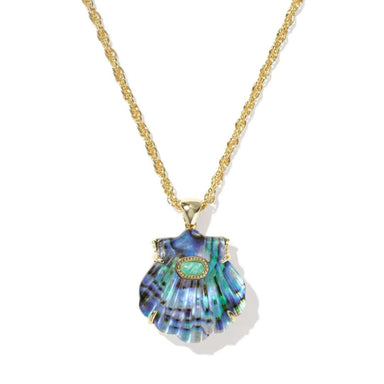 Kendra Scott Lucia Shell Gold Necklace - Kendra Scott