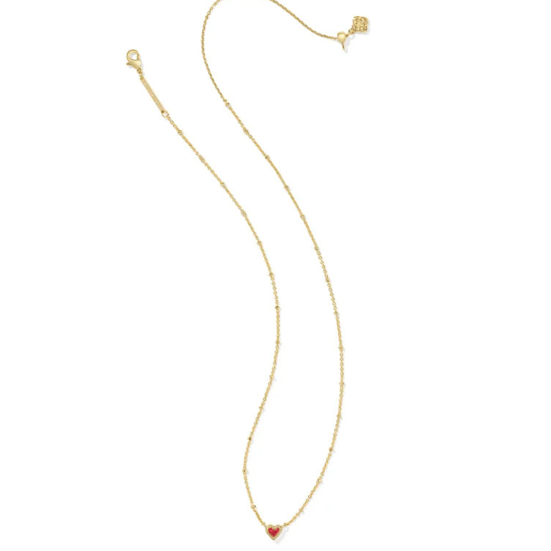 Kendra Scott Mini Ari Heart Satellite Pendant Necklace - Gold - Kendra Scott
