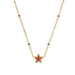 Kendra Scott Mini Cassidy Gold Pendant Necklace in Red Illusion - Kendra Scott