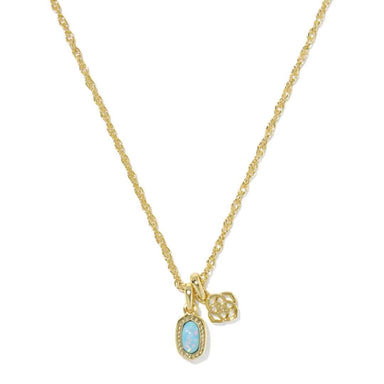 Kendra Scott Mini Elisa Dira Gold Necklace - Kendra Scott