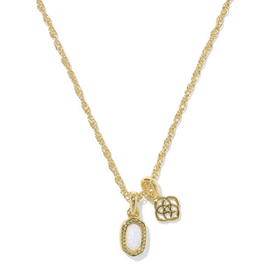 Kendra Scott Mini Elisa Dira Gold Necklace - Kendra Scott