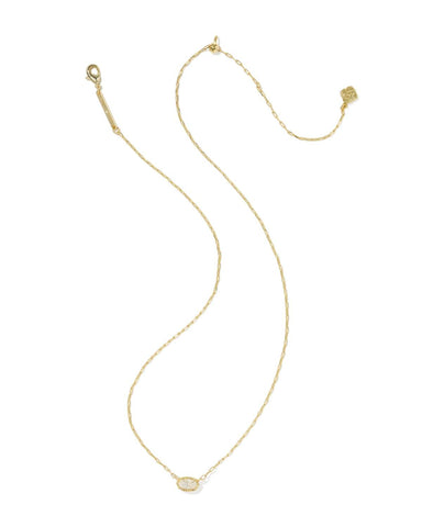 Kendra Scott Mini Elisa Luxe Gold Pendant Necklace - Kendra Scott