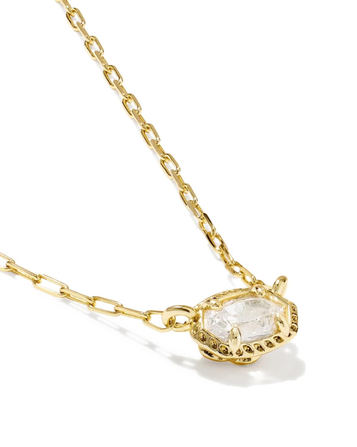 Kendra Scott Mini Elisa Luxe Gold Pendant Necklace - Kendra Scott