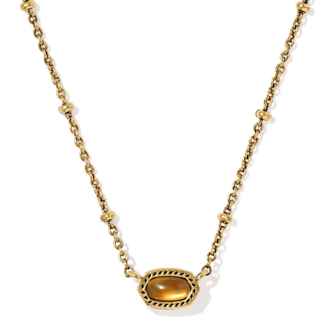 Kendra Scott Mini Elisa Satellite Necklace - Vintage Gold - Kendra Scott