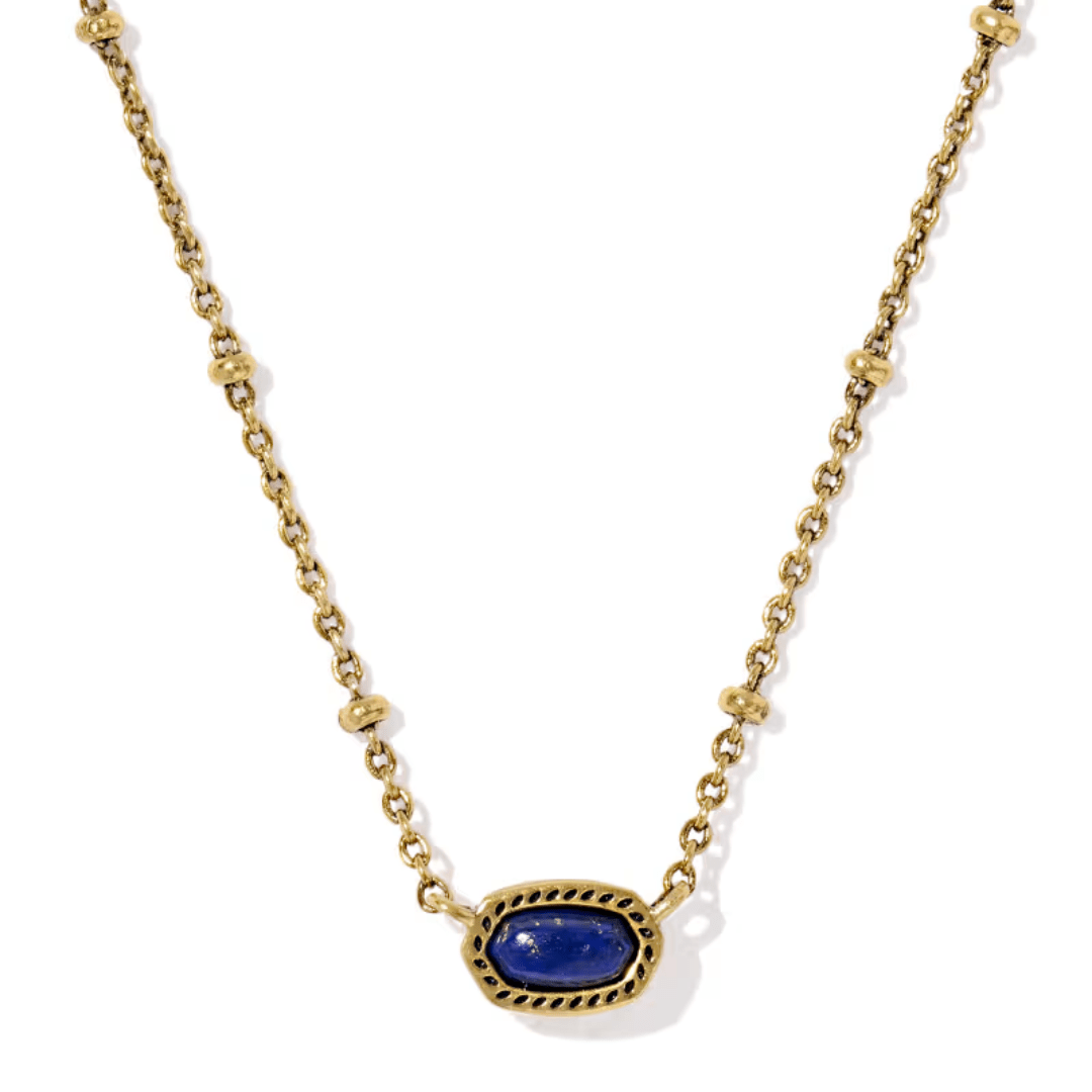 Kendra Scott Mini Elisa Satellite Necklace - Vintage Gold - Kendra Scott