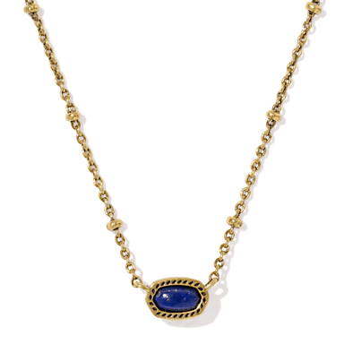 Kendra Scott Mini Elisa Satellite Necklace - Vintage Gold - Kendra Scott
