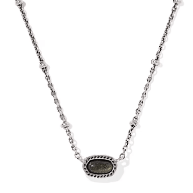Kendra Scott Mini Elisa Satellite Necklace - Vintage Silver - Kendra Scott