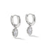 Kendra Scott Mini Ellie Luxe Silver Huggie Earrings - Kendra Scott
