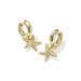 Kendra Scott Parker Gold Starfish Huggies - Kendra Scott