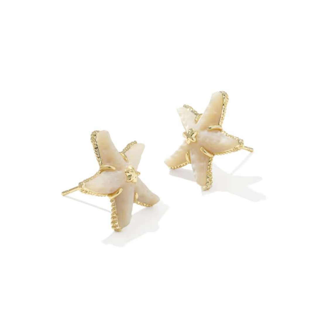 Kendra Scott Parker Gold Starfish Studs - Kendra Scott