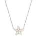 Kendra Scott Parker Starfish Silver Pendant Necklace in Natural Mother of Pearl - Kendra Scott