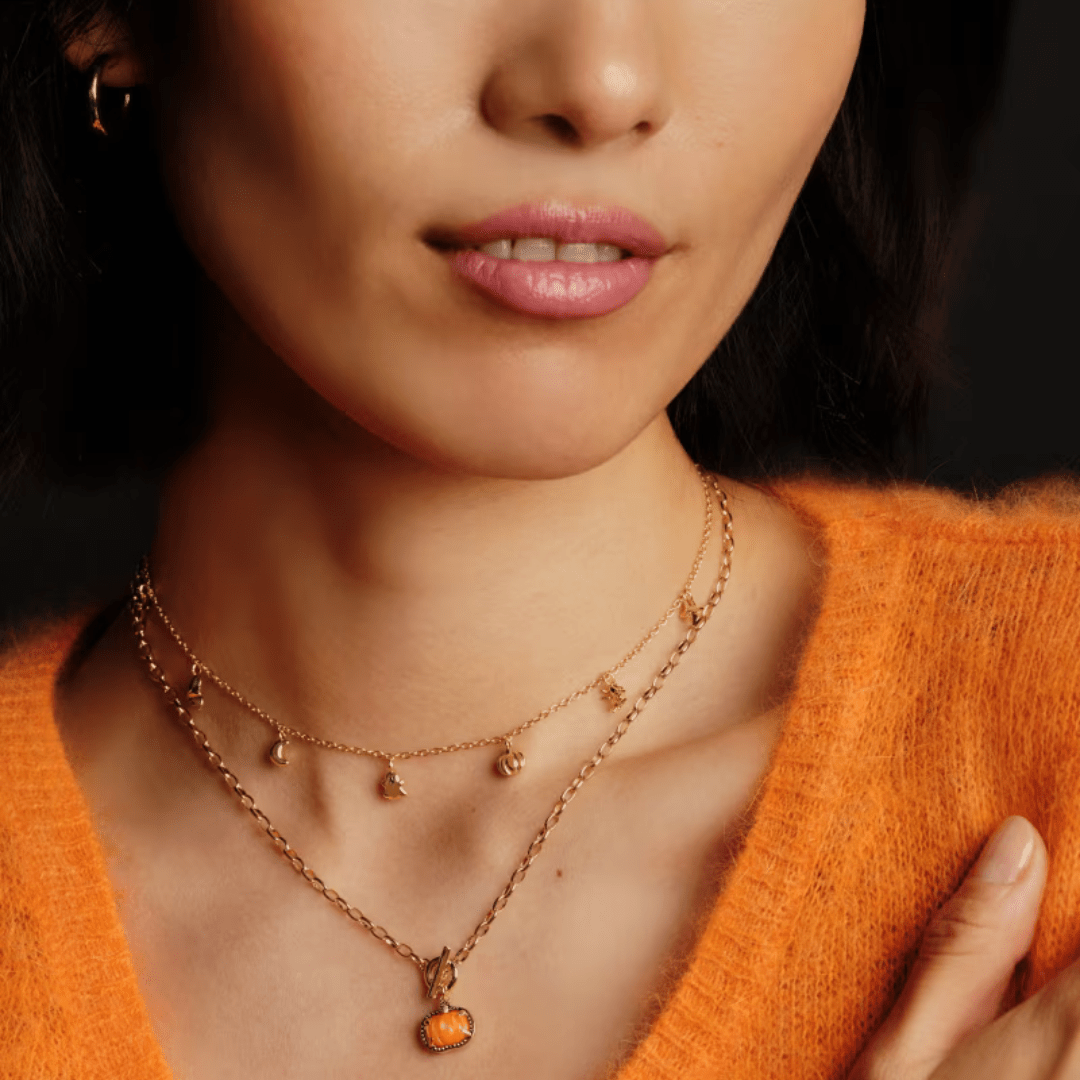 Kendra Scott Pumpkin Link & Chain Necklace - Kendra Scott