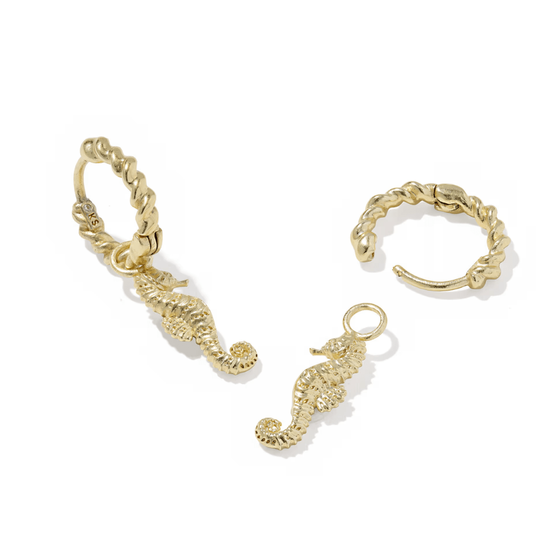 Kendra Scott Seahorse Huggie Earrings - Kendra Scott
