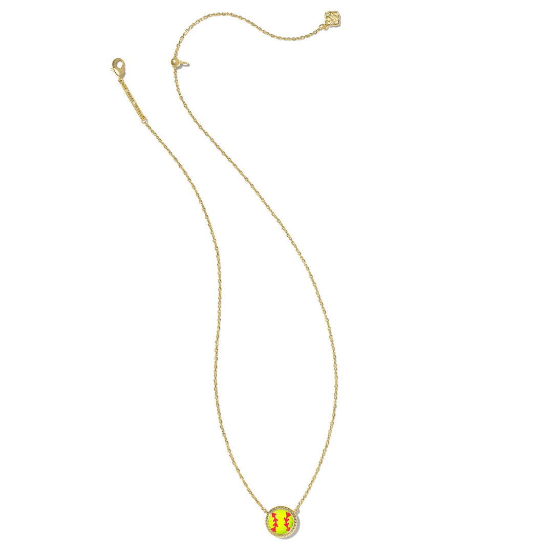 Kendra Scott Softball Short Pendant Necklace - Kendra Scott