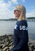 Kennedy Nautical Flag Sweater - Pearls & Camo