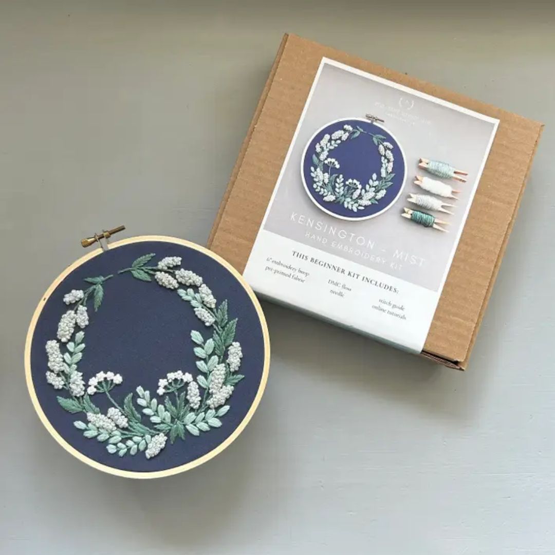 Kensington Mist Beginner Embroidery Kit - And Other Adventures Embroidery Co