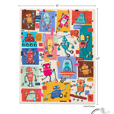 Kid's Puzzle Snax - Robots - WerkShoppe