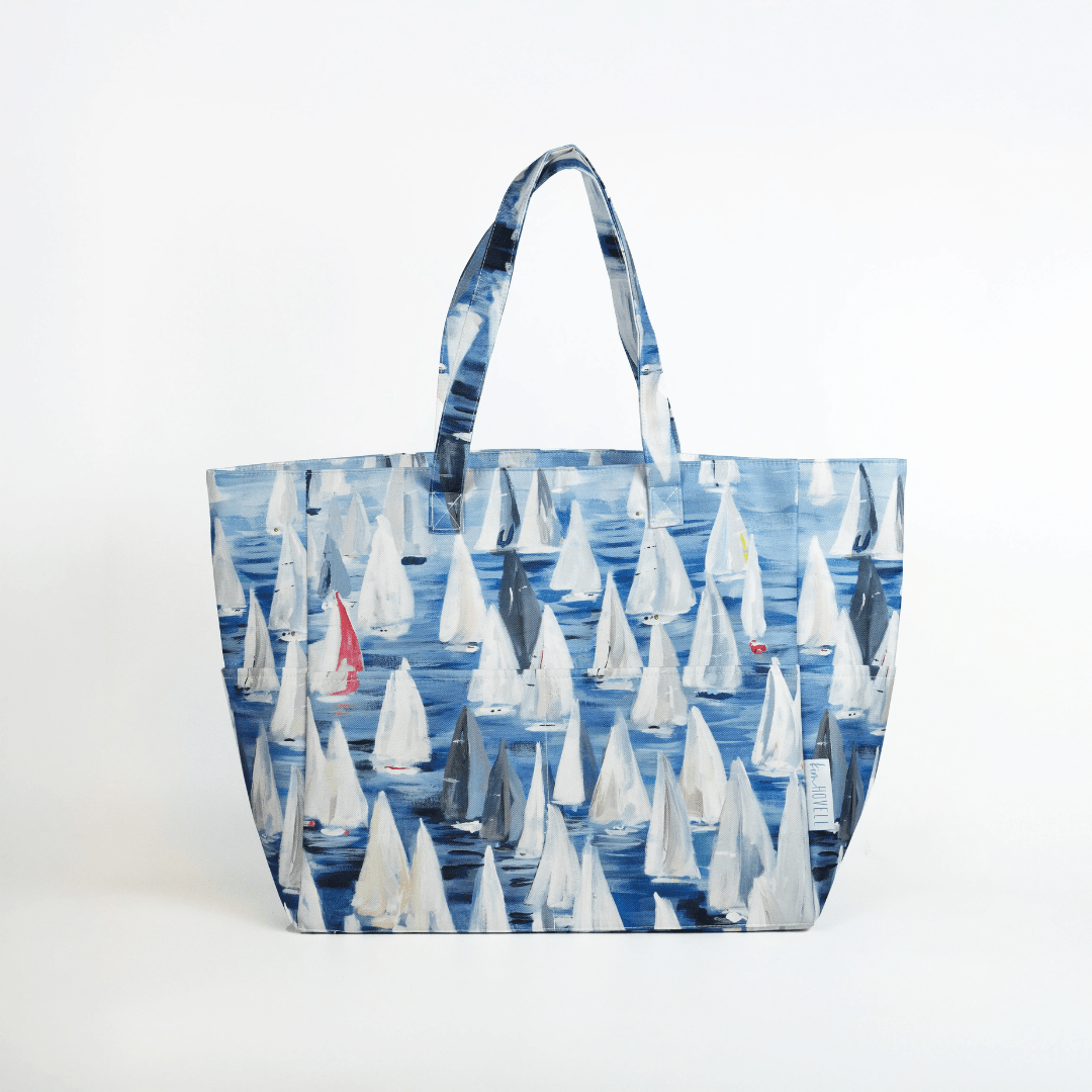 Kim Hovell Beach Tote - Race Day - Kim Hovell