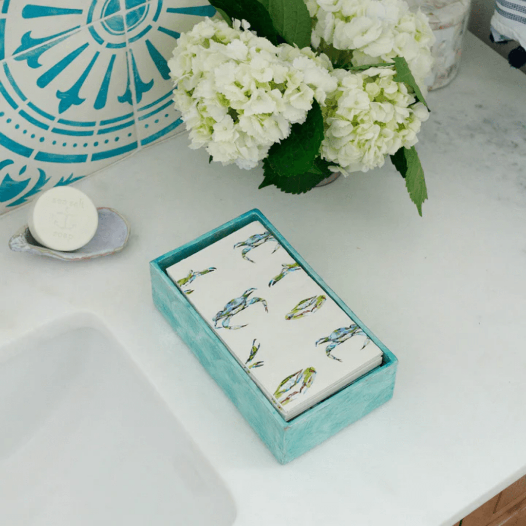 Kim Hovell Guest Towel - Bay Blues - Kim Hovell