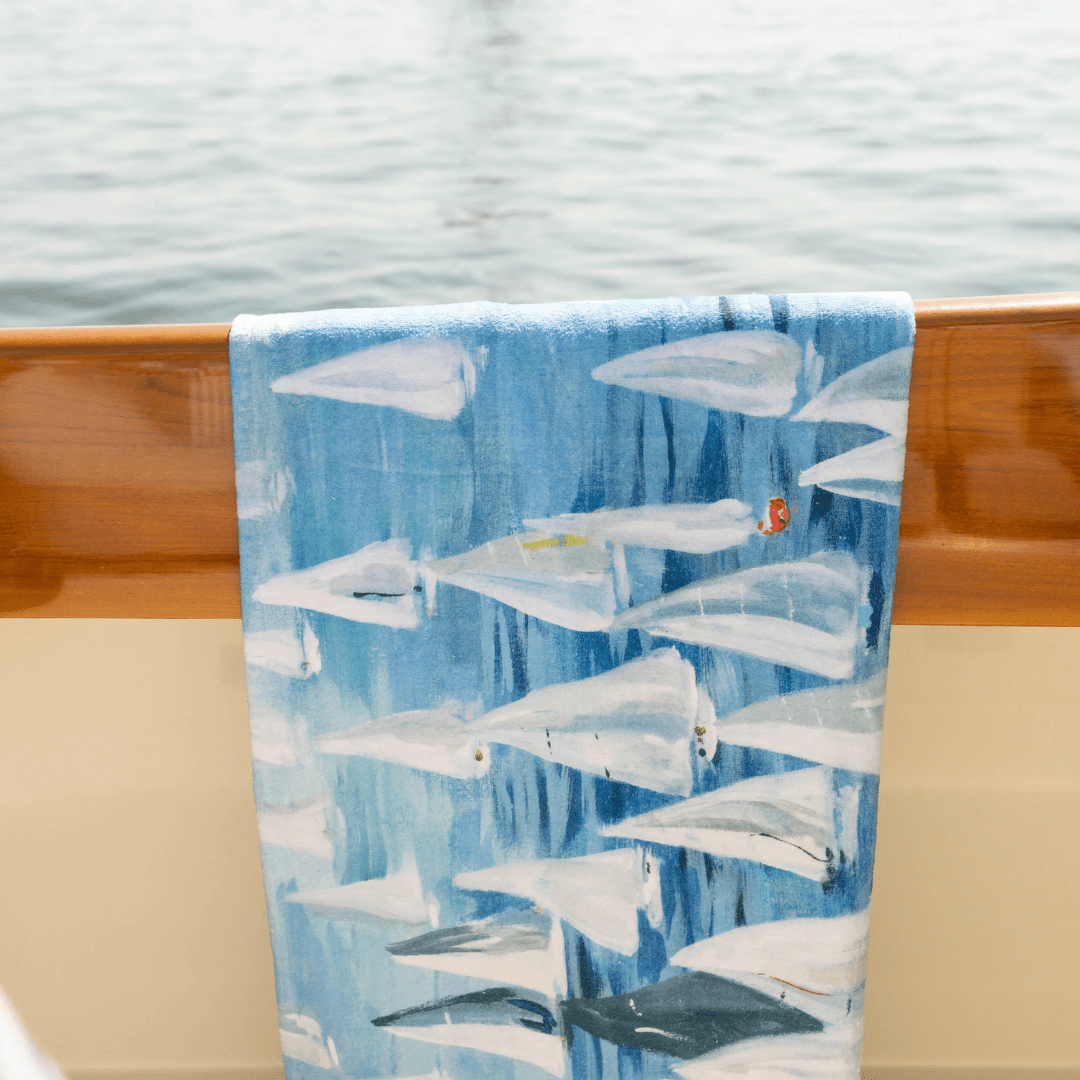 Kim Hovell Oversized Beach Towel - Race Day - Kim Hovell