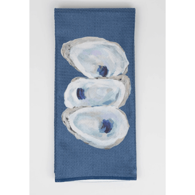 Kim Hovell Tea Towel- Coastal Oysters - Kim Hovell