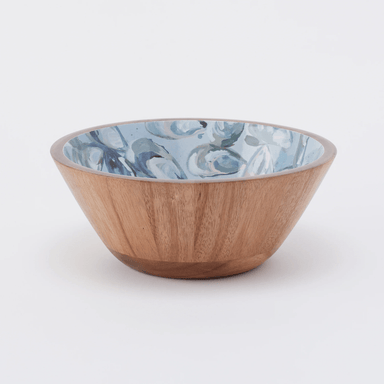 Kim Hovell Wooden Bowl - Pewter Shells - Kim Hovell