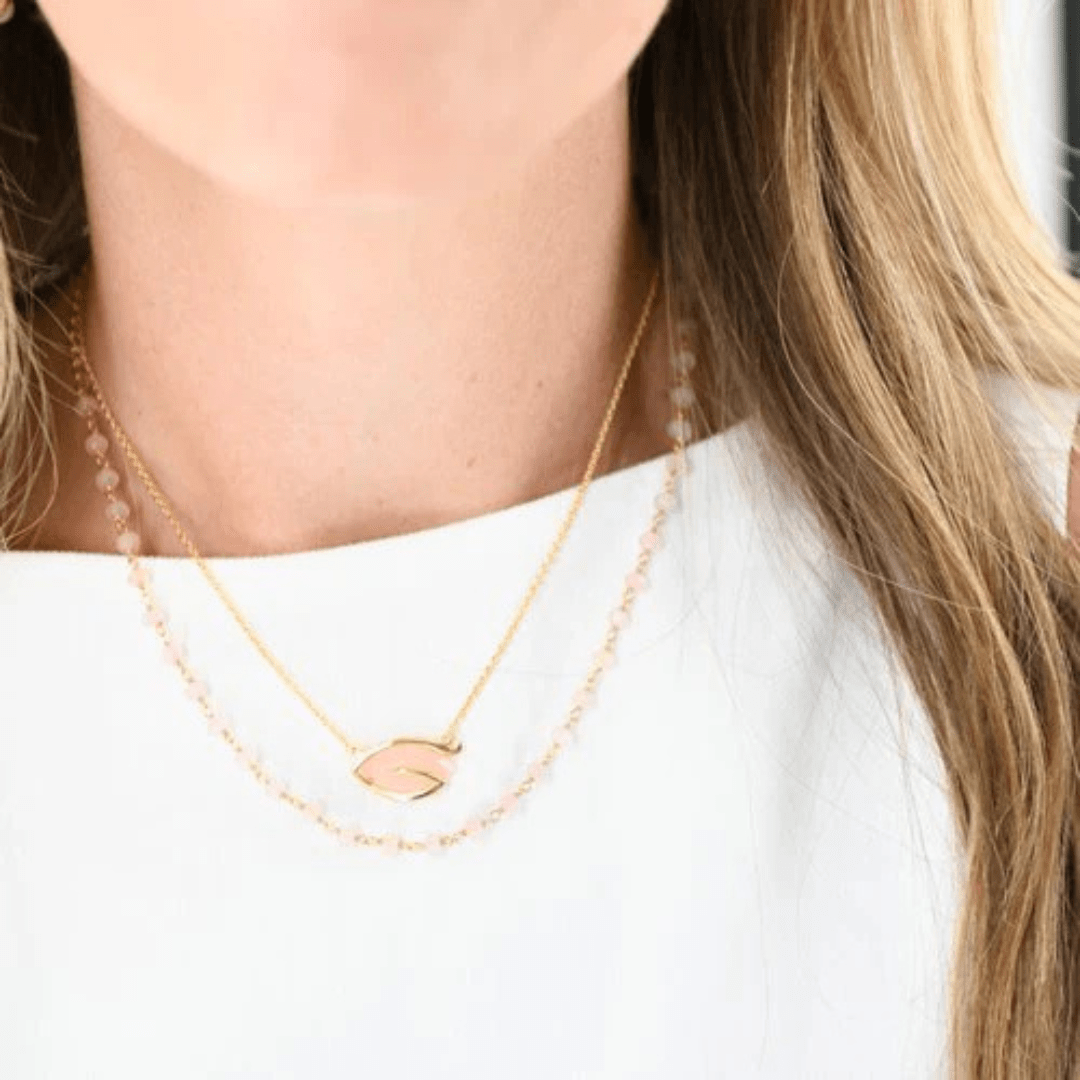 Kimberly James Beaded 3 - 4mm Choker Necklace - Rose Quartz - Kimberly James Jewelry