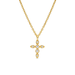 Kimberly James Brilliant CZ Cross Necklace - Gold - Kimberly James Jewelry