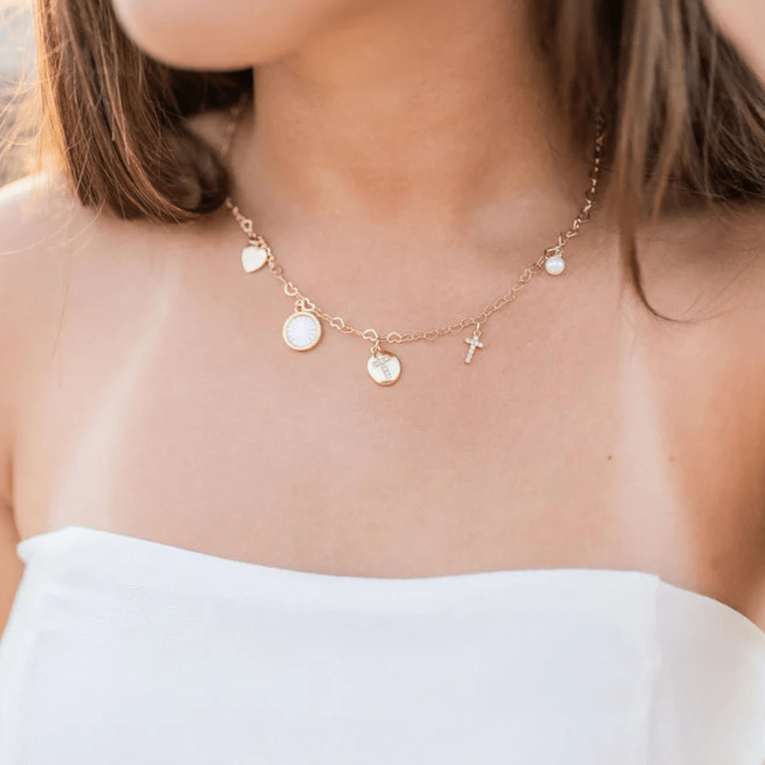 Kimberly James Faith Charm Necklace - Kimberly James Jewelry