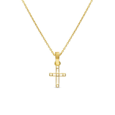Kimberly James Grace Enamel Cross Necklace - Kimberly James Jewelry