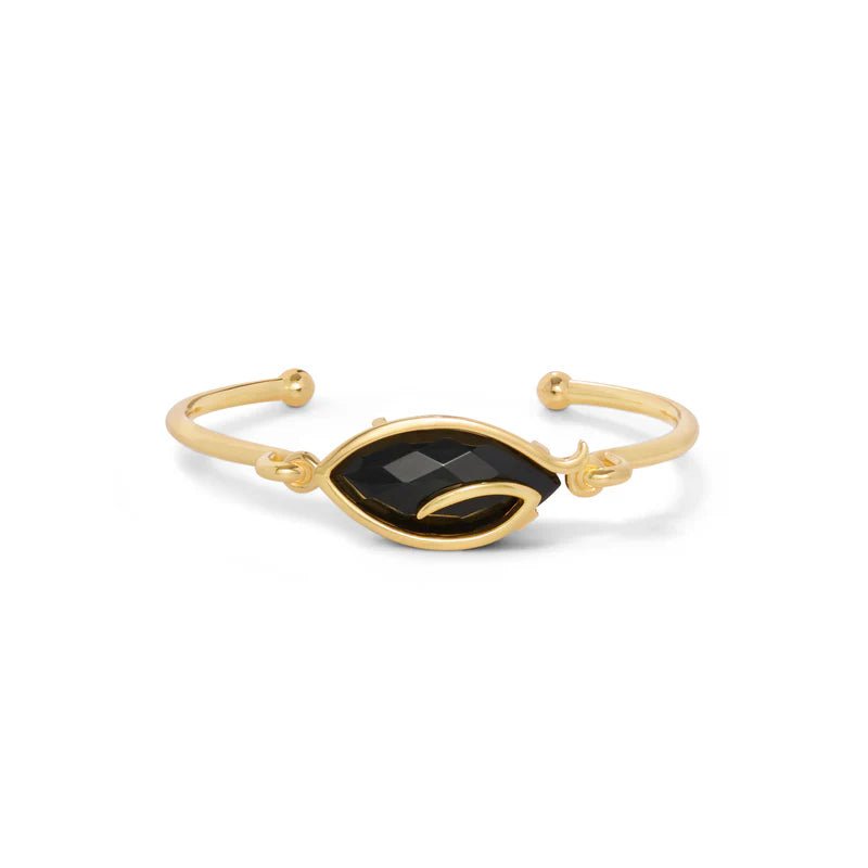 Kimberly James Jewelry Large Heron Wing Bracelet - Black Onyx - Kimberly James Jewelry