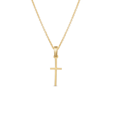 Kimberly James Trinity Cross Toggle Necklace - Gold - Kimberly James Jewelry