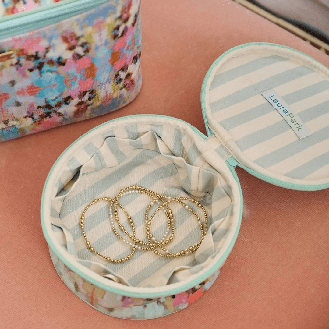 Laura Park Round Jewelry Case - Laura Park Designs