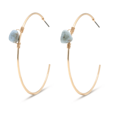 Leslie Curtis Sienna Hoop Earrings - Leslie Curtis Jewelry Designs