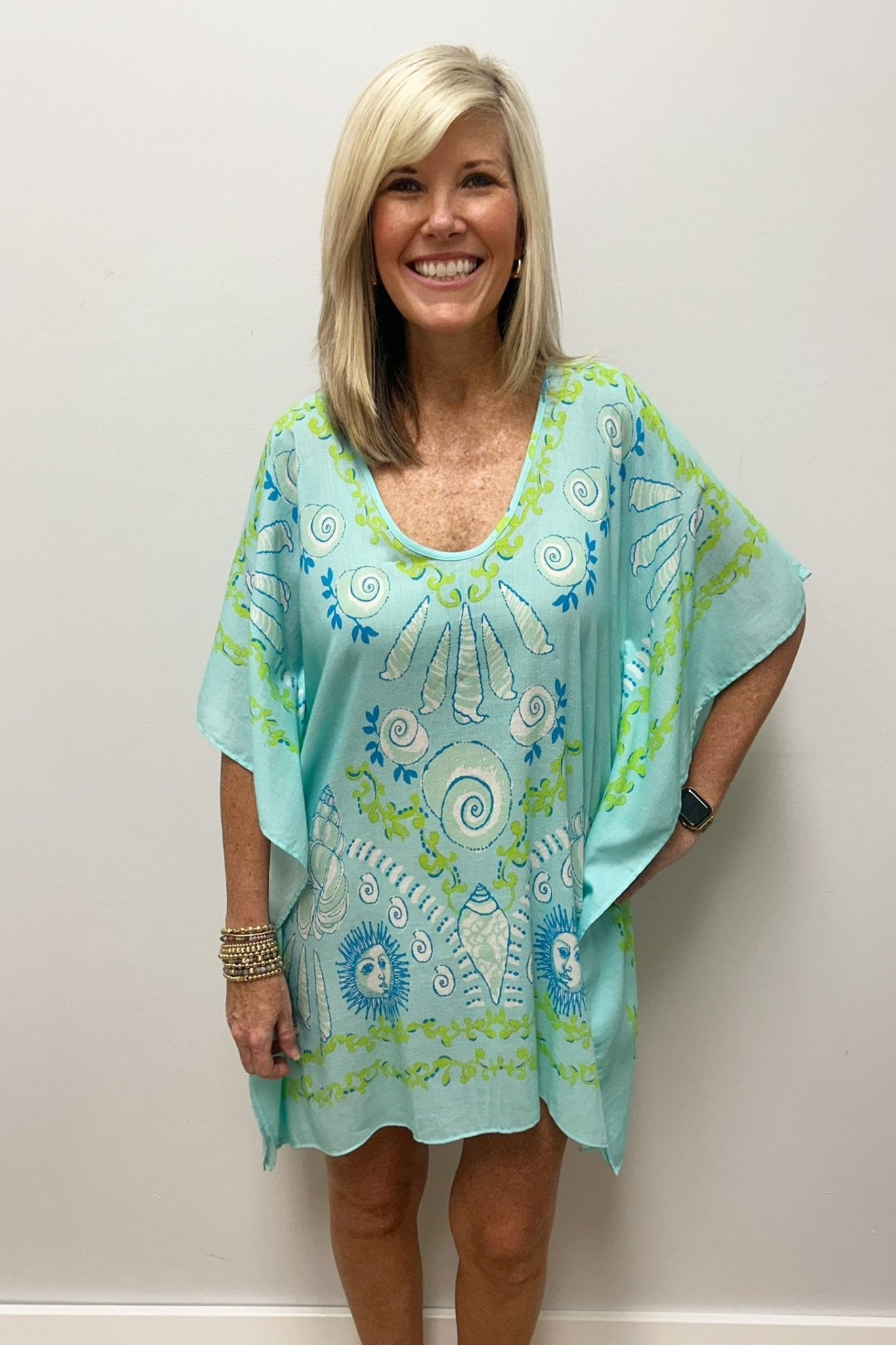 Lilly Pulitzer Airsy Coverup- Day Dream Blue - Lilly Pulitzer