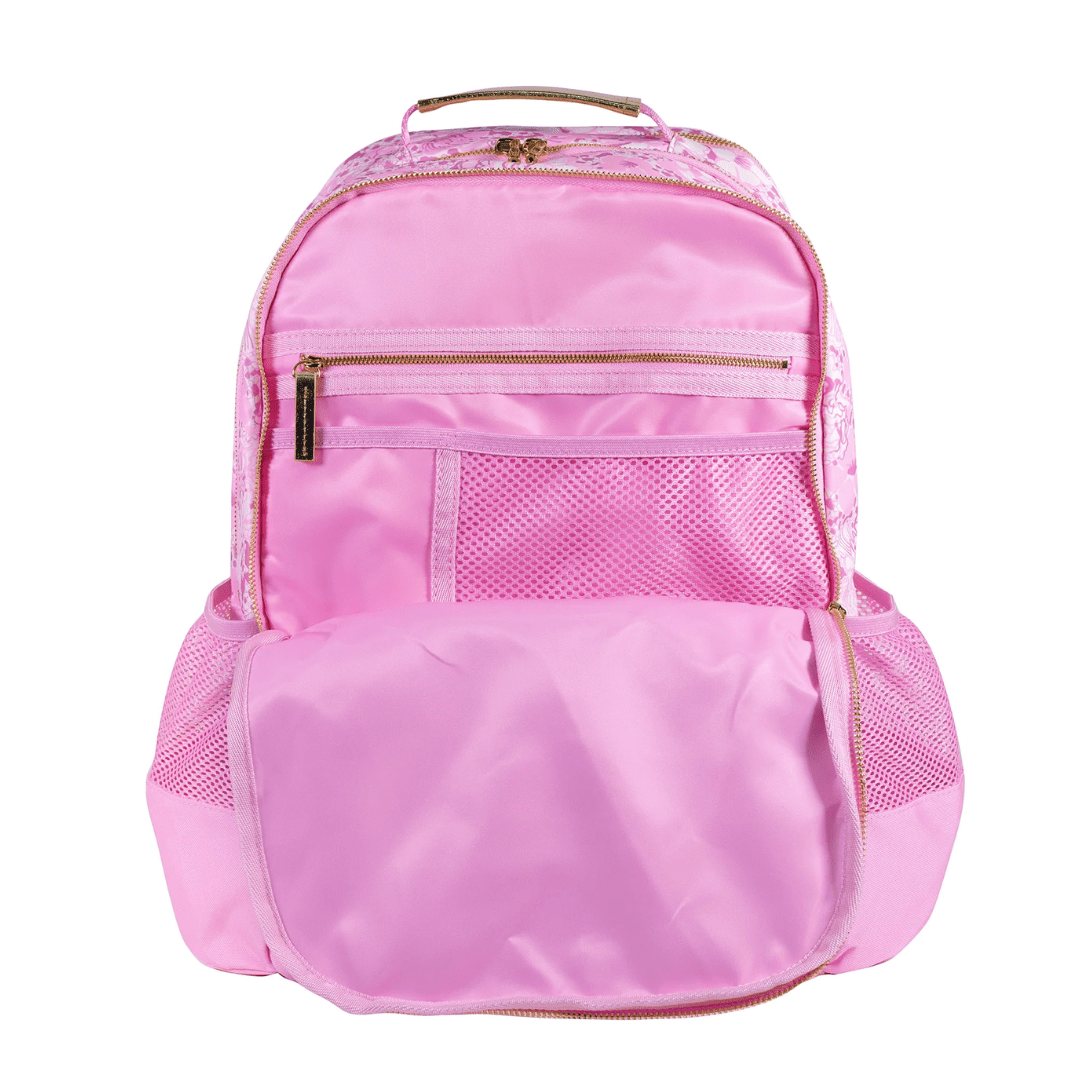 Lilly Pulitzer Backpack- Conch Shell Pink Burst of Joy - Lifeguard Press