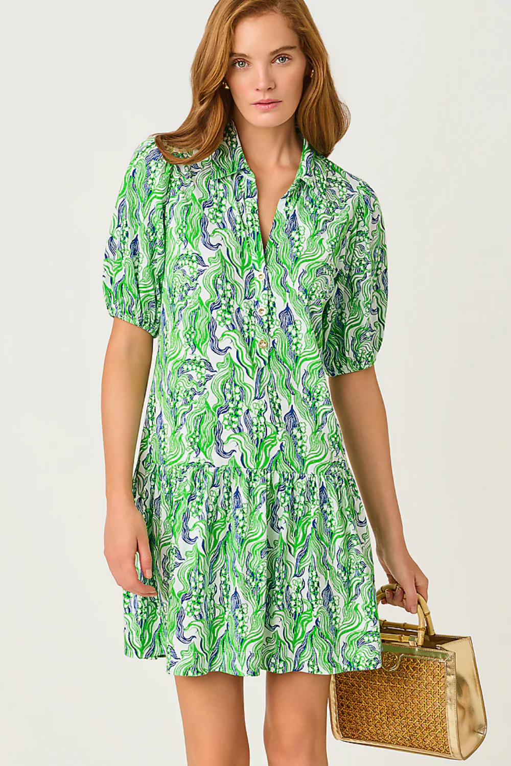 Lilly Pulitzer Bingley Dress - Putting Green Lilly Of The Valley - Lilly Pulitzer