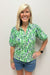 Lilly Pulitzer Bingley Knit Top - Putting Green Lilly Of The Valley - Lilly Pulitzer