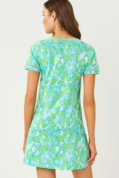 Lilly Pulitzer Cody Short Sleeve Dress- Day Dream Blue - Lilly Pulitzer