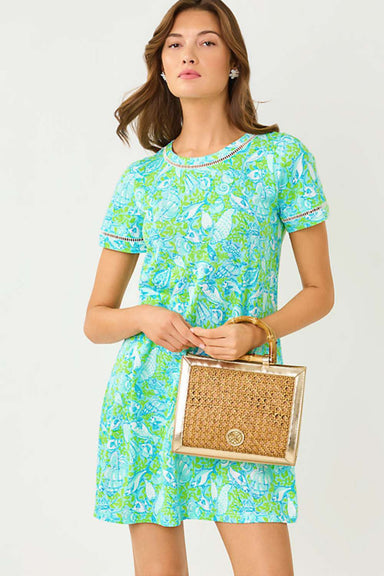 Lilly Pulitzer Cody Short Sleeve Dress- Day Dream Blue - Lilly Pulitzer