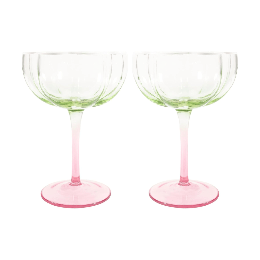 Lilly Pulitzer Coupe Glass Set - Lifeguard Press