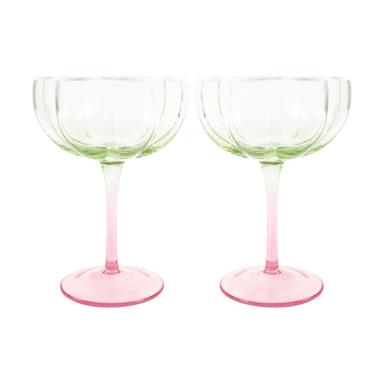 Lilly Pulitzer Coupe Glass Set - Lifeguard Press