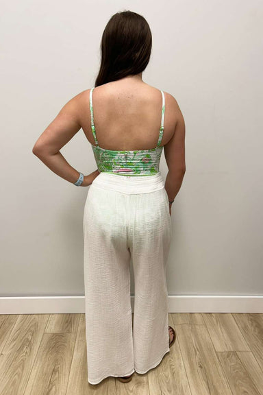 Lilly Pulitzer Enzo Cotton Cover - Up Pant - Resort White - Lilly Pulitzer