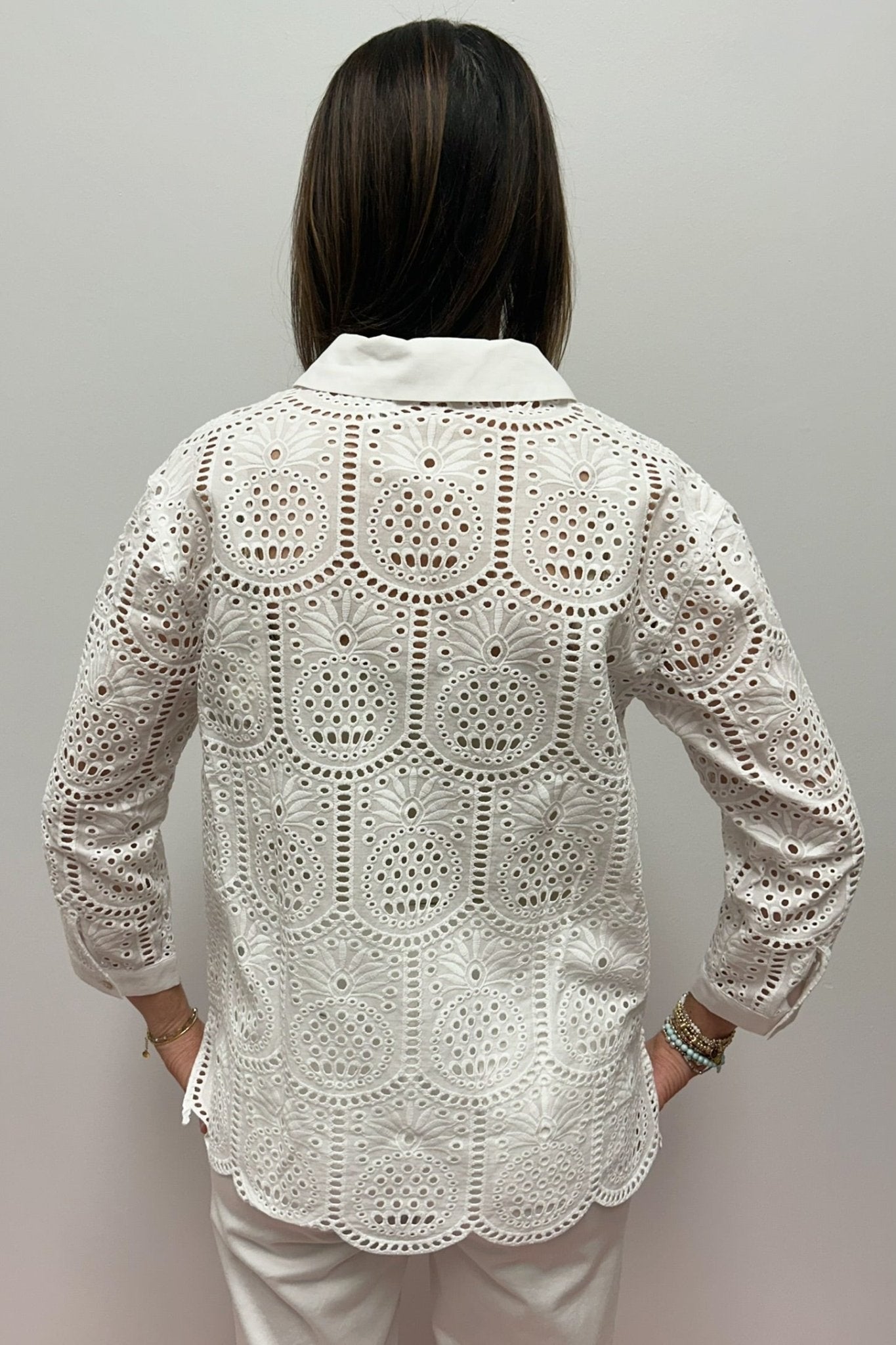 Lilly Pulitzer Gracee Tunic - Pineapple Tile Eyelet - Lilly Pulitzer