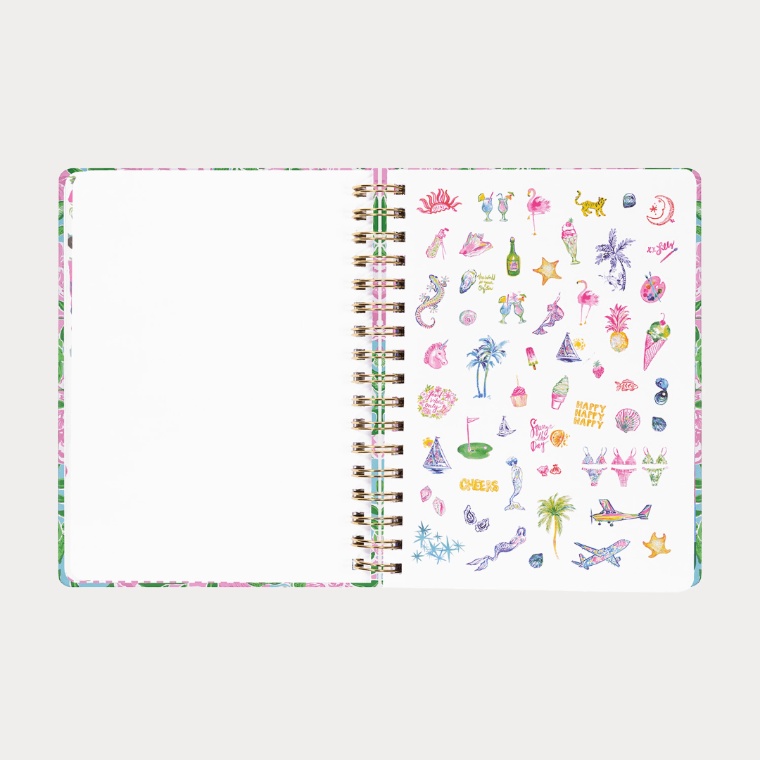 Lilly Pulitzer Jumbo 17 Month Agenda - Lifeguard Press