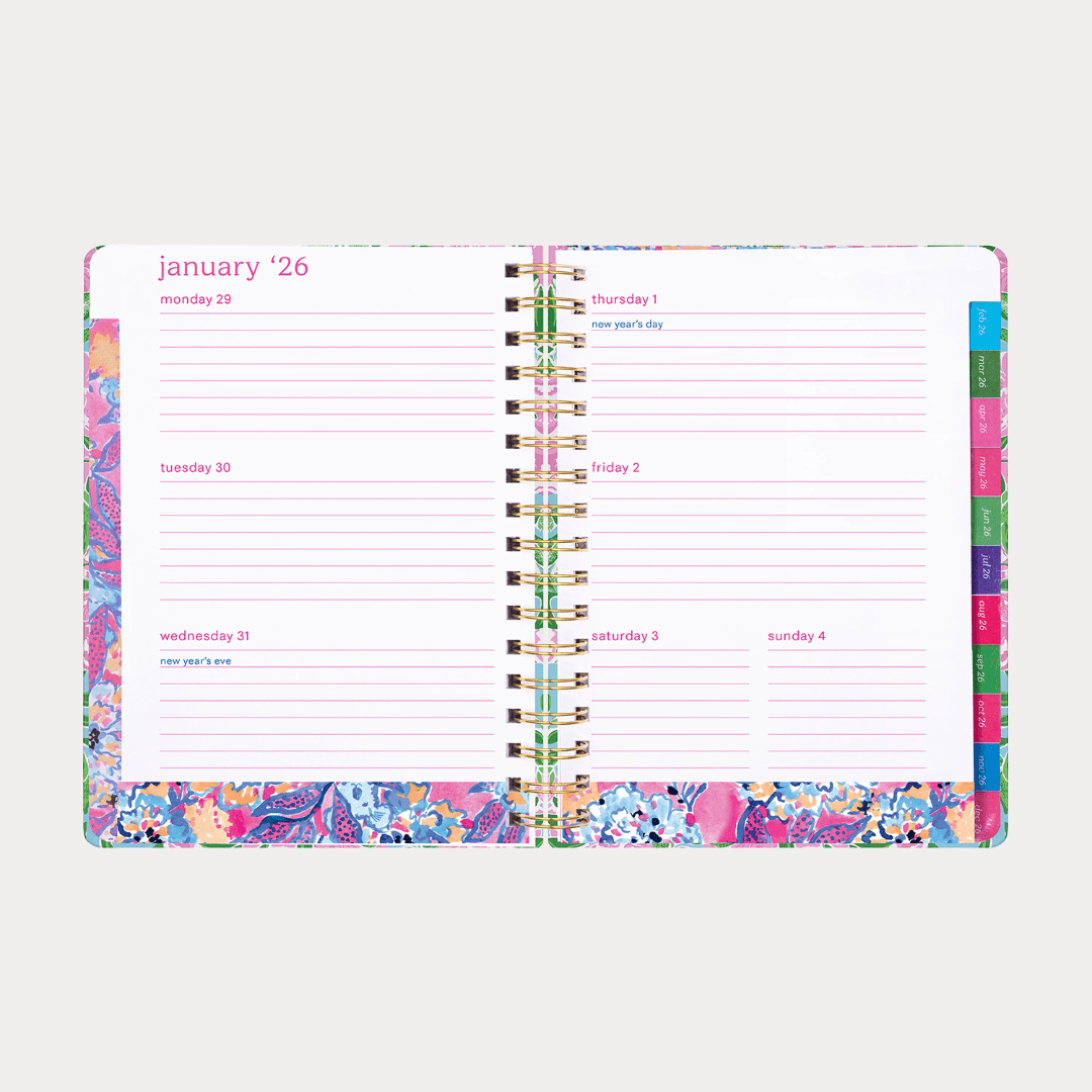Lilly Pulitzer Jumbo 17 Month Agenda - Lifeguard Press