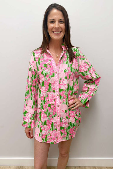 Lilly Pulitzer Kwitney Long - Sleeve Coverup - Lilly Pulitzer