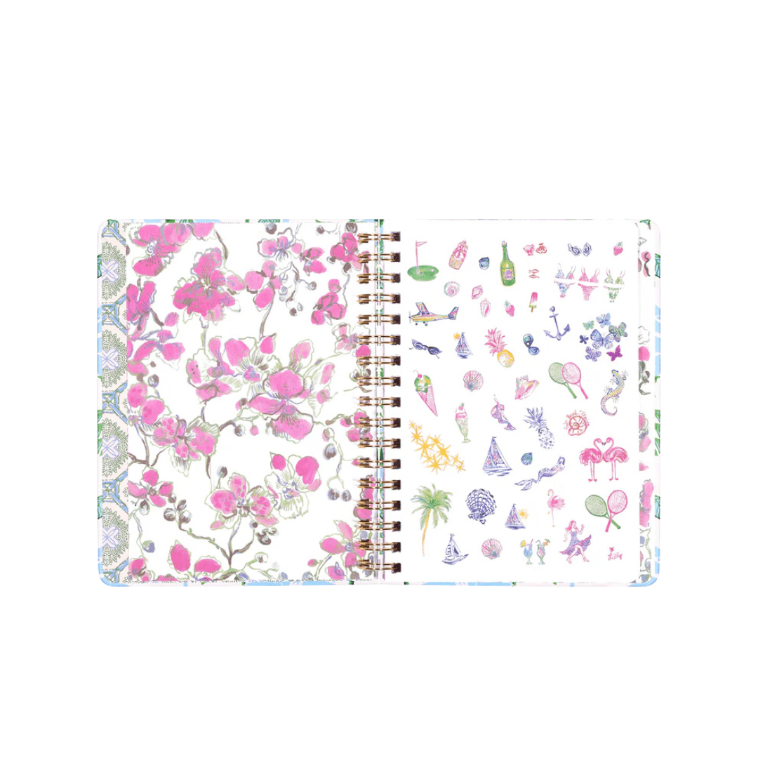 Lilly Pulitzer Large 12 Month Agenda - Swayin in the Breeze - Lifeguard Press