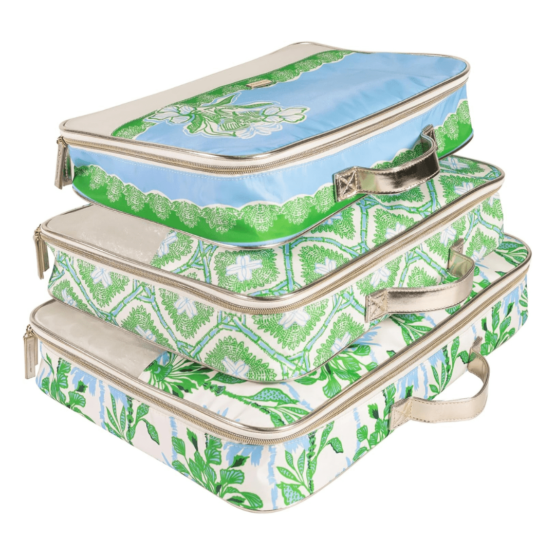 Lilly Pulitzer Packing Cube Set - Swayin in the Breeze - Lifeguard Press