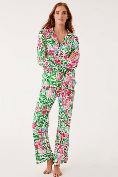 Lilly Pulitzer PJ Knit Pant - Glowing Gardens - Lilly Pulitzer